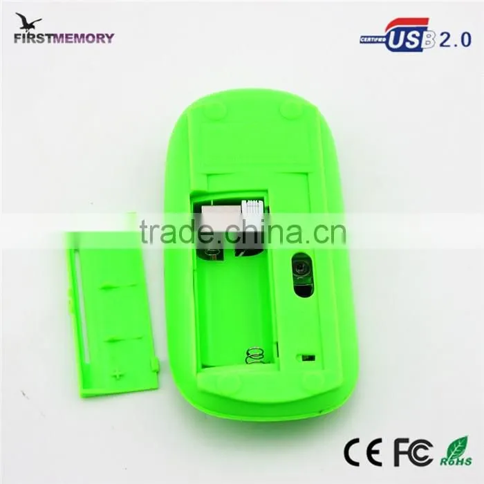 2017 Colorful 2.4 GHz Wireless Ultra Thin computer mouse 1600DPI