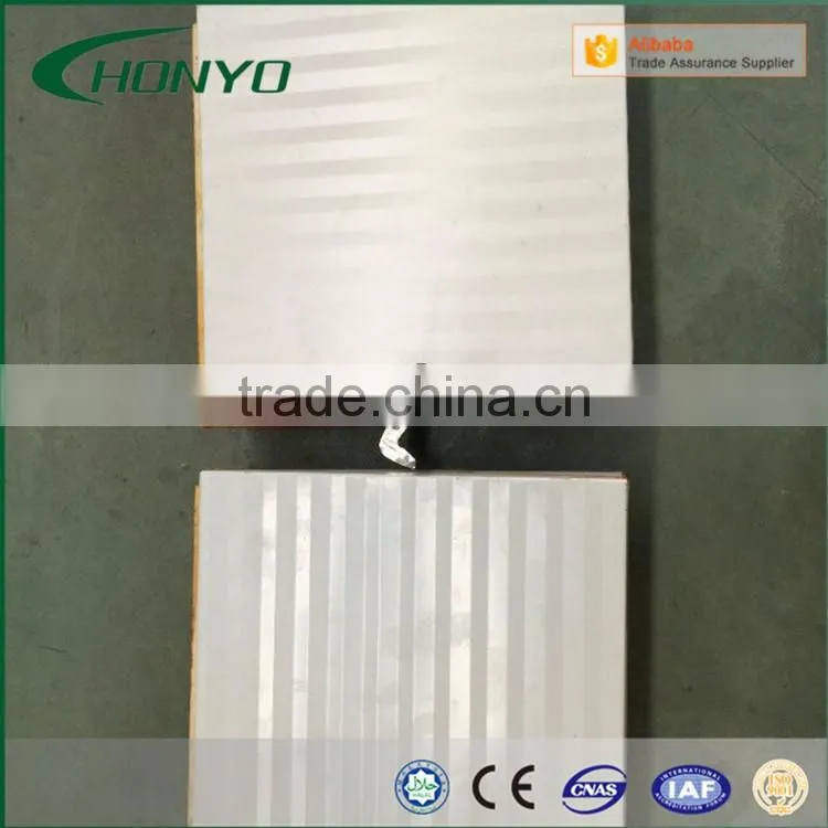 Professional Steel Sheet Fireproof Fire Resistant Modular Cold Room PU Polyurethane Sandwich Panels With CamLock
