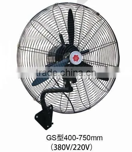 China cheap high efficiency wall-mounted ventilation fan for workshops with CE
