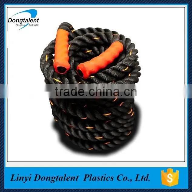 European and American Markets Battle Rope Training in Gym
