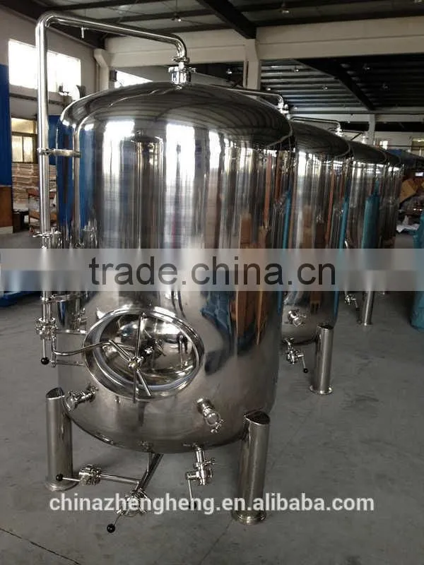 7BBL Stainless Steel Brite Tank with manhole