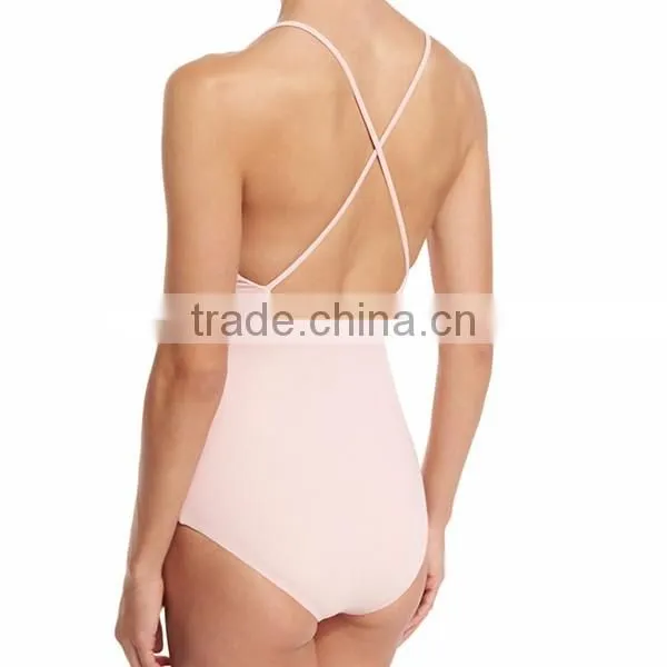 2017 OEM LADIES bathing suits one piece swimsuit sport wear