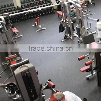 Gym rubber mat ,10mm-50mm rubber flooring tile .rubber floor mat