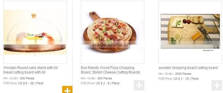 Bamboo Cutting Board chopping board with 2pcs Knife set