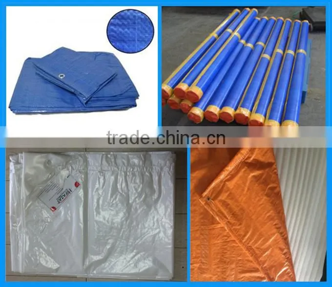 Blue PE all kinds plastic tarp roll