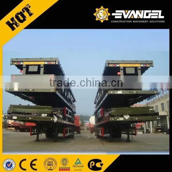 3 axles Price low bed truck semi trailer 70t