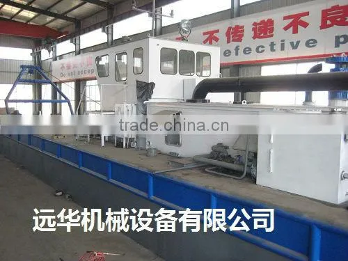 China hydraulic system cutter suction dredger, sand river pump dredger
