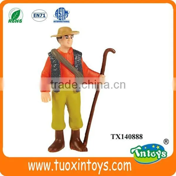 custom plastic movable toy figure, toy people figures