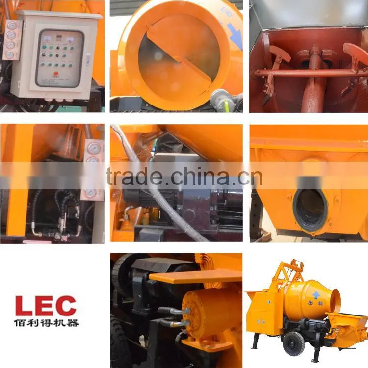 LCMP30 building machine portable concrete pump with agitator