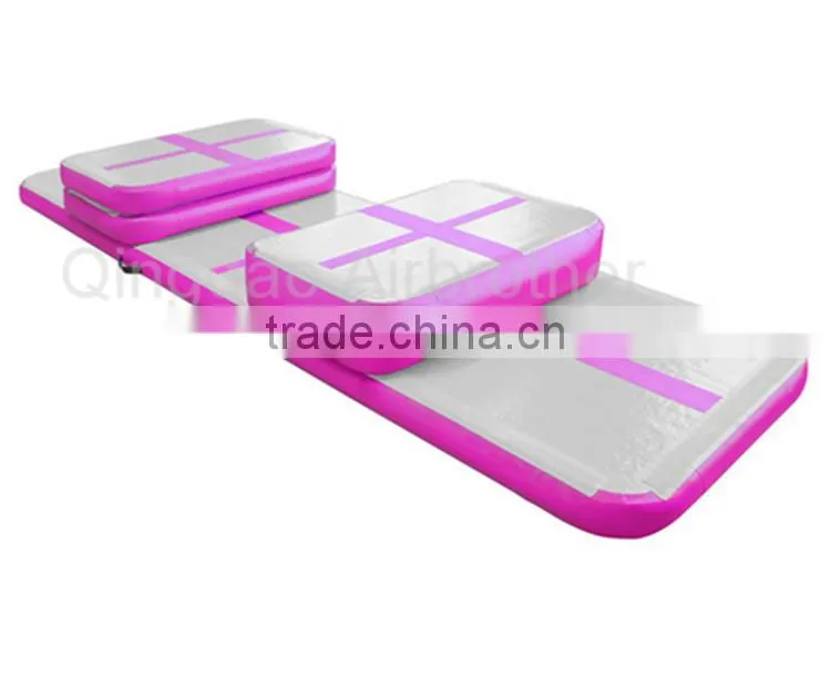 Factory Custom Double Wall Fabric Air Beam Inflatable Balance Beam for Gymnastics Training