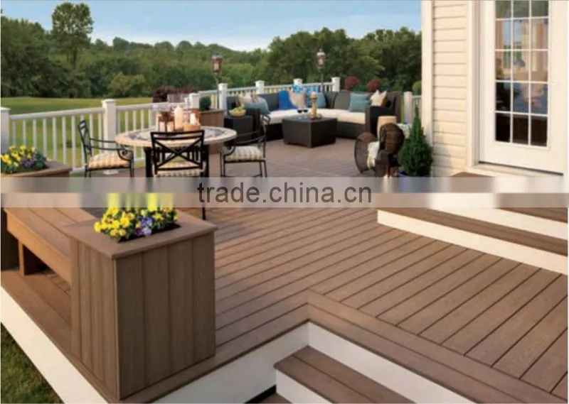 engineered deck board size swimming pool decking wpc
