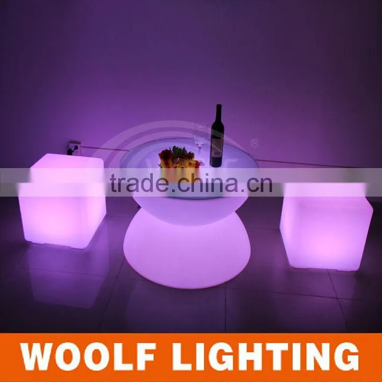 20CM RGB Color Change Night Club waterproof led cube chair lighting