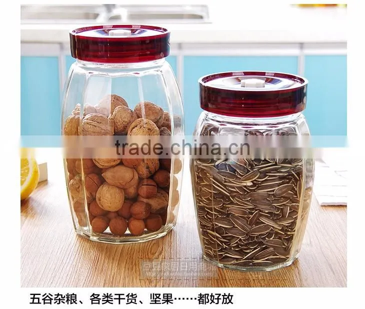 1.2l 1.8l 2.4l large fermentation juice wine storage glass bottle glass jar