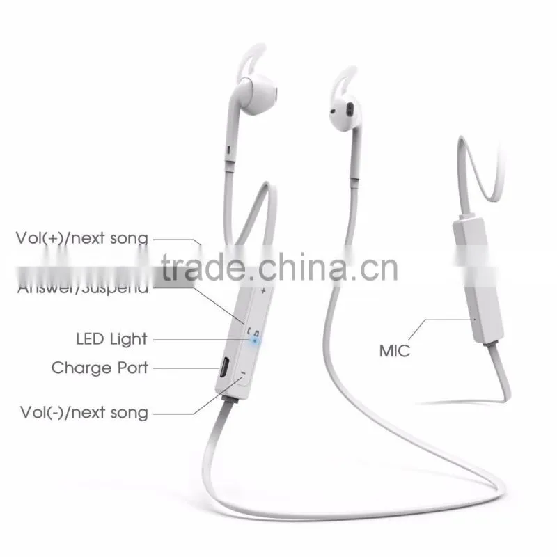 Wireless Sports Music Bluetooth Headset, Universal 4.1 Channel Stereo Sound Durable Bluetooth Earbuds Car Mobile Phone Headset