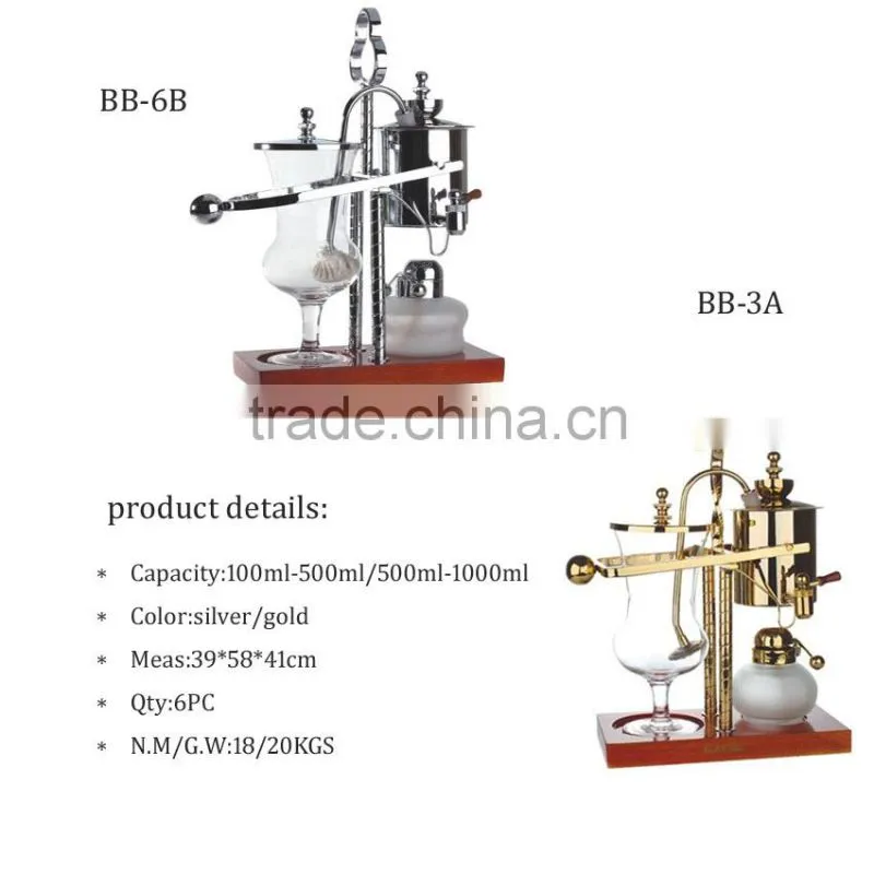 made in china royal balancing syphon coffee maker