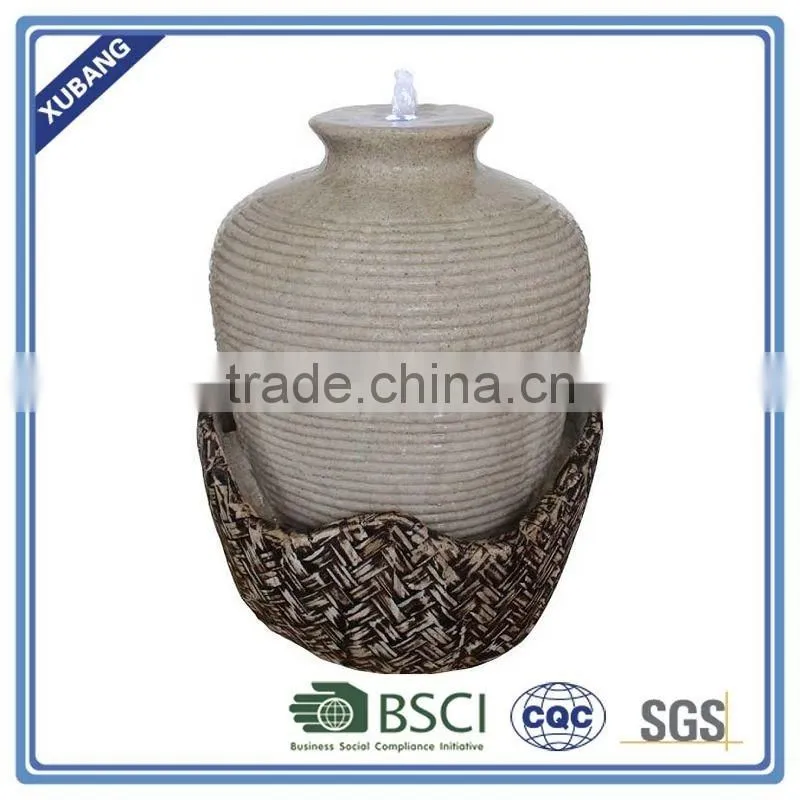 Gardening accessories water fountain antique bamboo fountain for outdoor