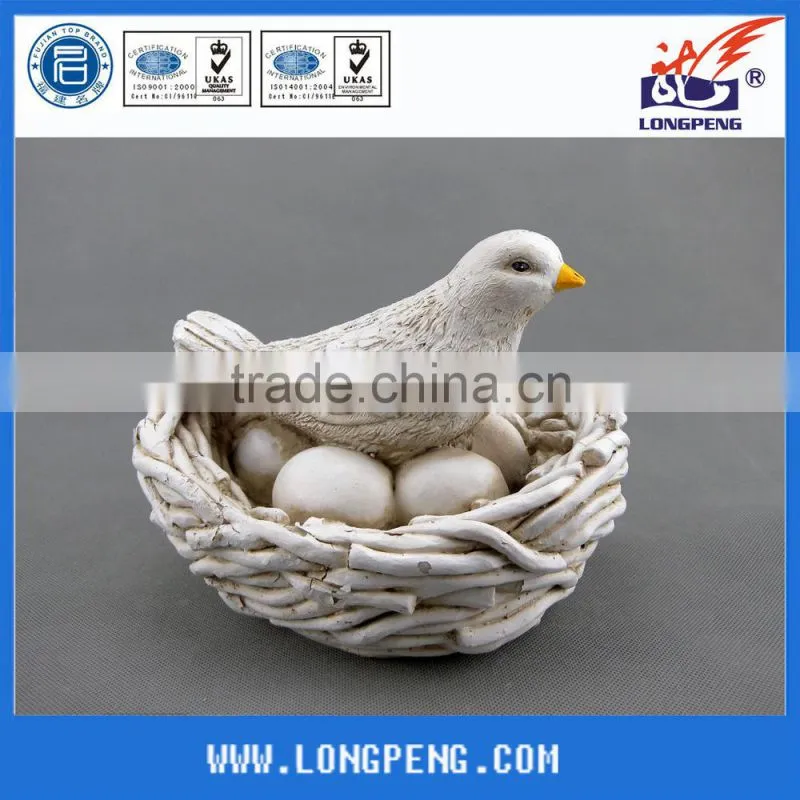 wholesale White Polyresin Bird Figurines