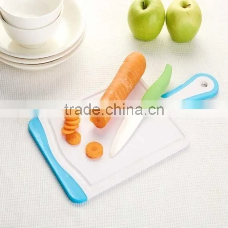 Antibacterial non slip plastic kitchen chopping blocks