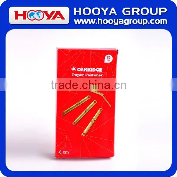 wholesale for office and school 8cm high quality brass paper fastener