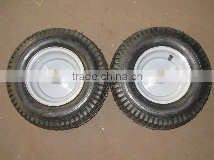 16''*4.00-8 metal rim heavy duty wheel barrow wheel