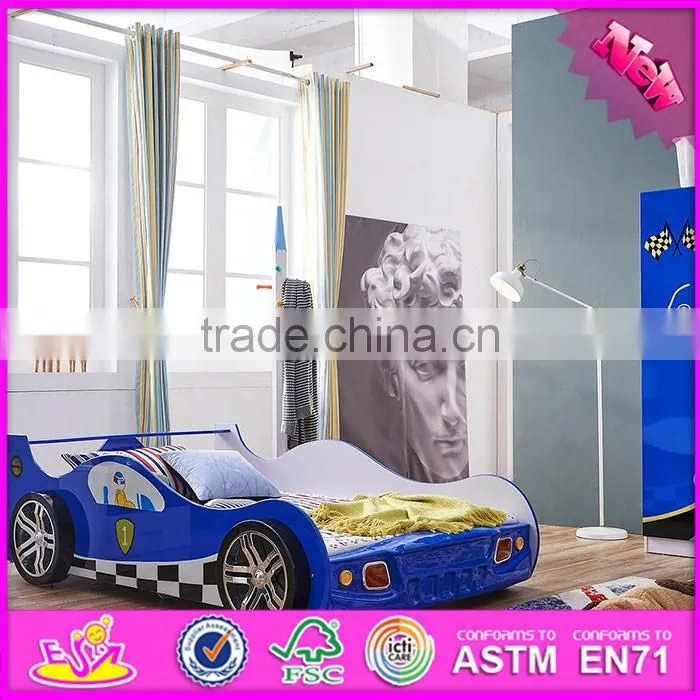 2016 high quality comfortable children wooden bunk beds for sale W08H030