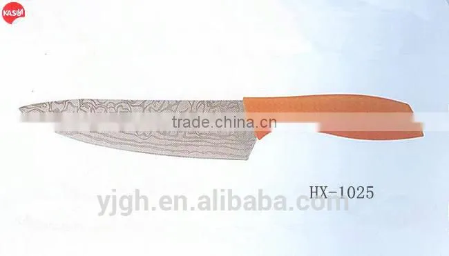 HX-1029 Kasun hot sale pocket knife laser deco blade fruit paring knife