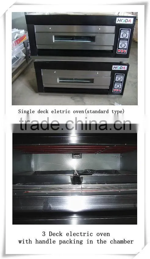 Best selling 3 deck electric commercial pizza oven