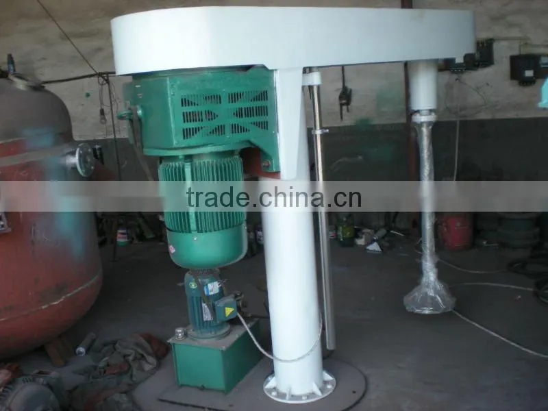 Double Twin Dispersing Shaft Paint Mixer Disperser Dissolver