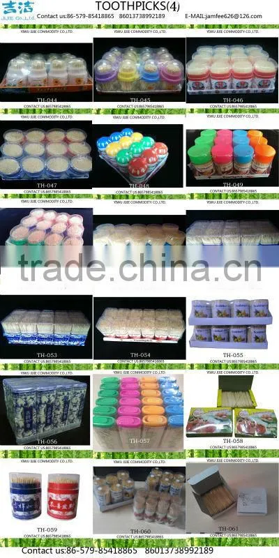 good quality Square Bottle for bamboo toothpicks 400pcs