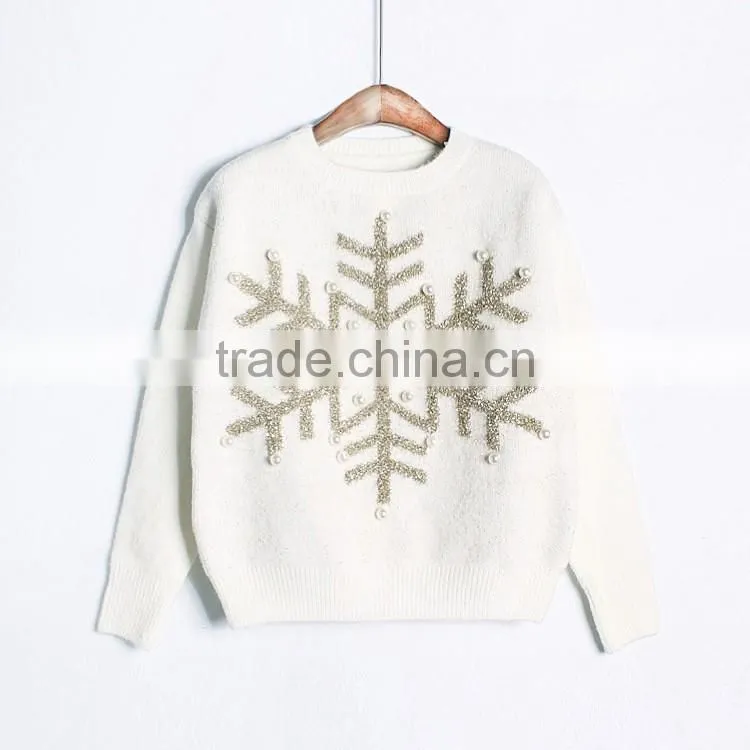 2017 Fashion Sweater New Design Winter Women Knitted Pullover Christmas Sweater