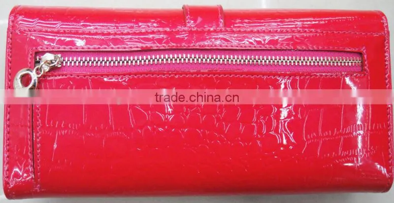 Fashion new croco cowhide Genuine leather popular wallet