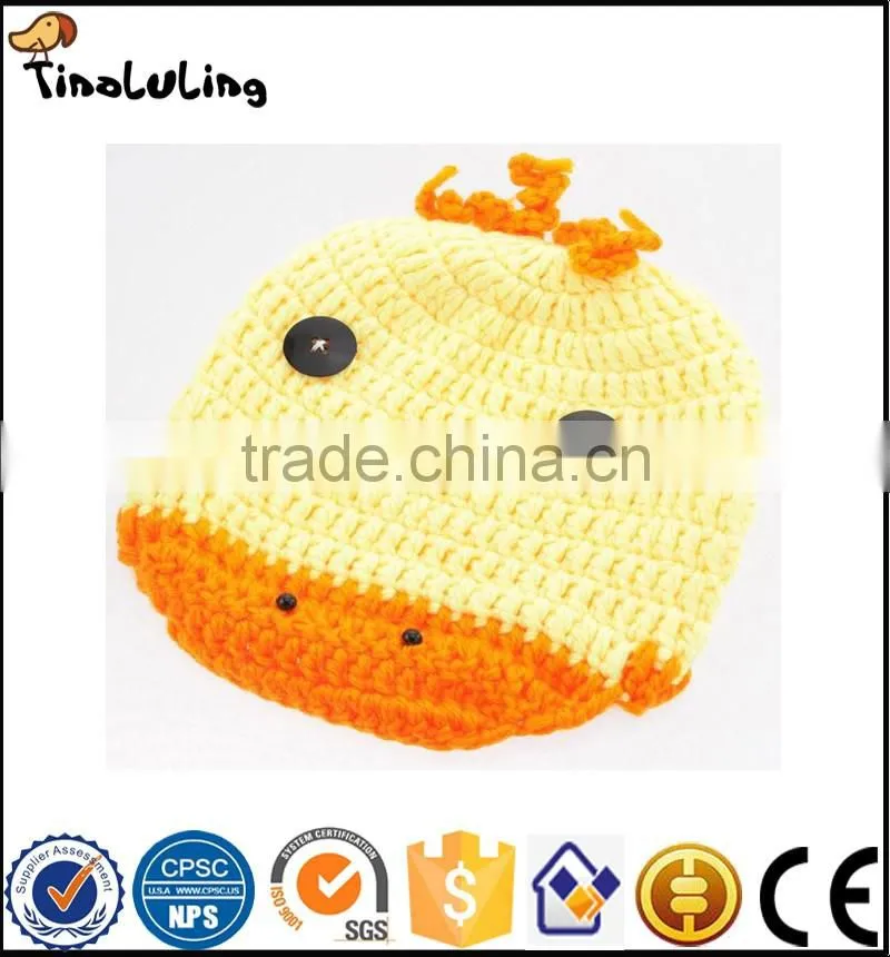 NPT38 Tinaluling woolen baby photography prop duck 2pcs photo props for newborn