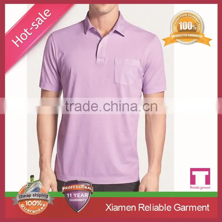2016 OEM popular hot sale top quality custom print mercerized cotton polo shirt