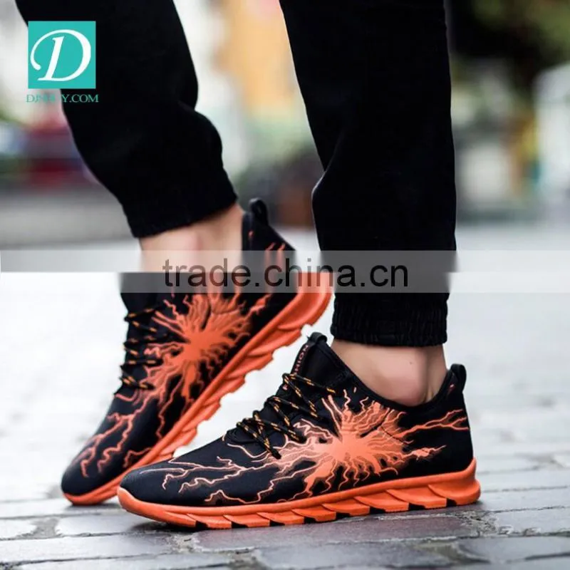 Top Level Green Color Shoes Comfortable Men Running Shoes