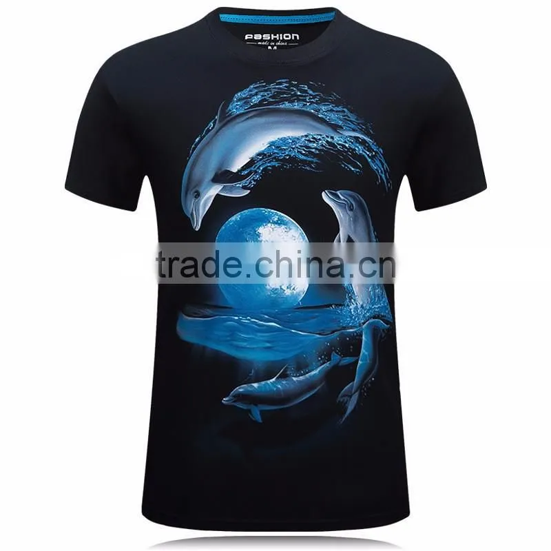 3DWholesale Men's tshirt printing cotton custom tshirt