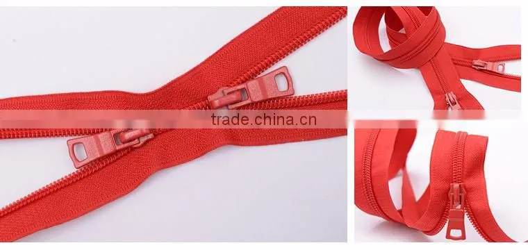 #7 Open End Two Way Nylon Coil Zipper