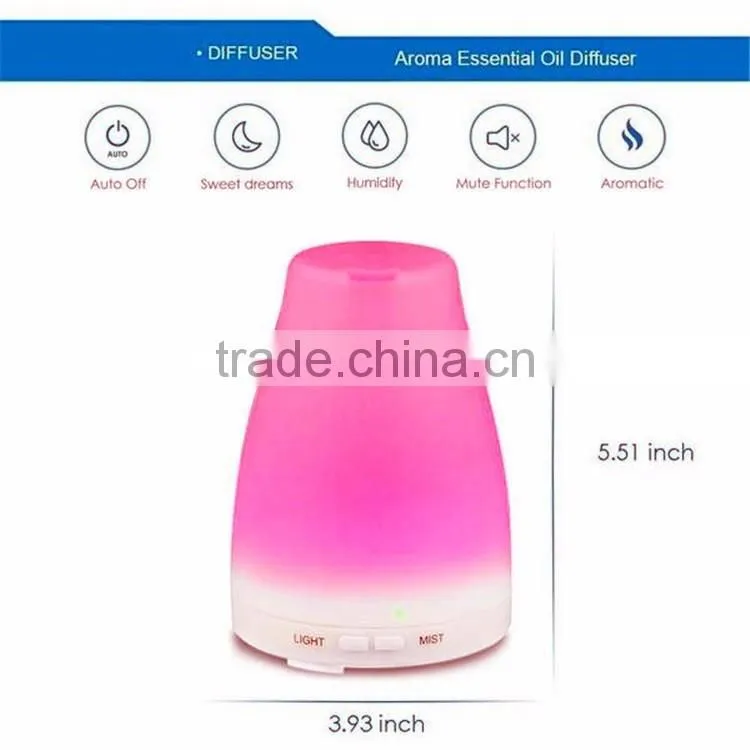 Color LED Light Aromatheraphy Humidifier smoke humidifier with aroma function