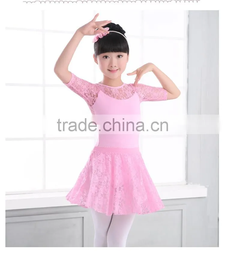 Professional Children Kids Cotton Lace Ballet Dance Tutu Dress Girls Tulle Princess Dress