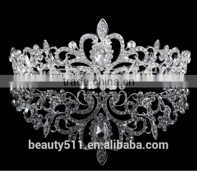 The bride's head is decorated with a diamond wedding accessories from the us and Europe HG018