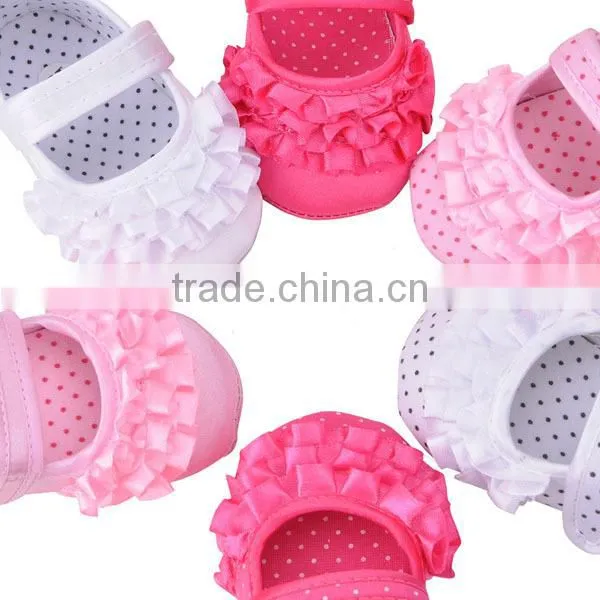 anti-slip soft sole princess baby girl shoes