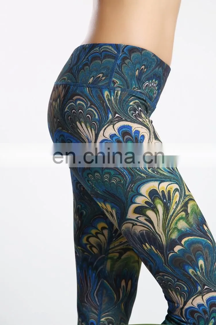 quality girls wearing shiny yoga pants