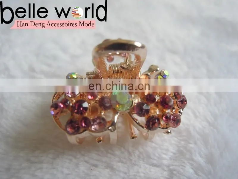 Elegant Bridal Hair Accessory Rhinestone Mini Hair Claw Clip