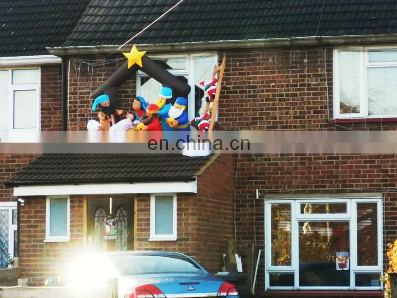 christmas inflatable for house decoration