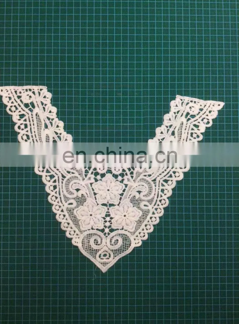 wholesale new design popular embroidery milk silk collar