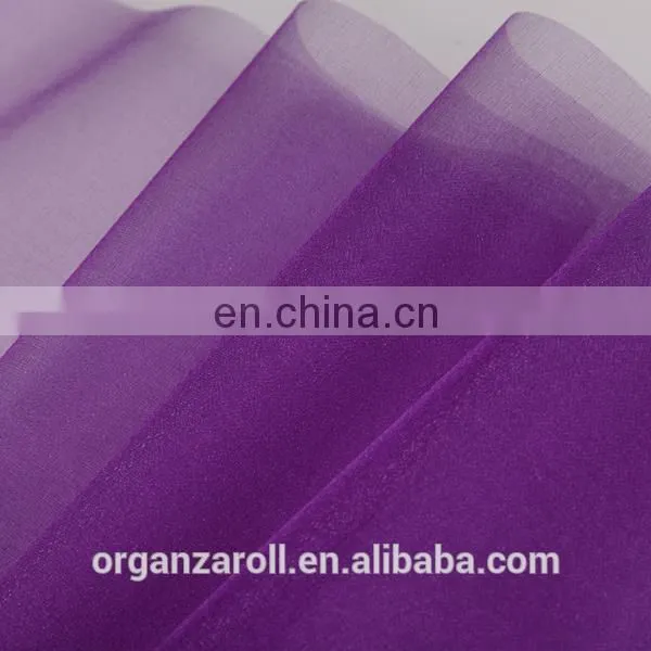 purple crystal organza rolls for flower wrapping