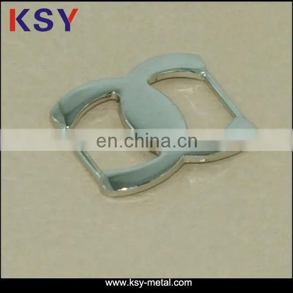 Gold metal pin shoe buckles