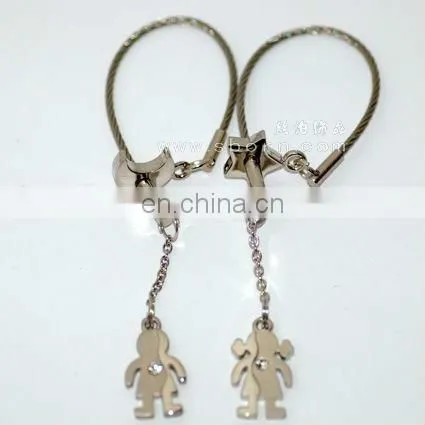 Zinc Alloy Carabiner Keychain Lover Key Holder for Couple for Valentines Gift