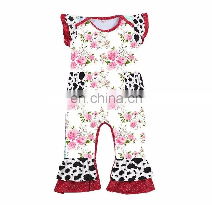 Wholesale organic 100% cotton baby clothes china baby pattern romper