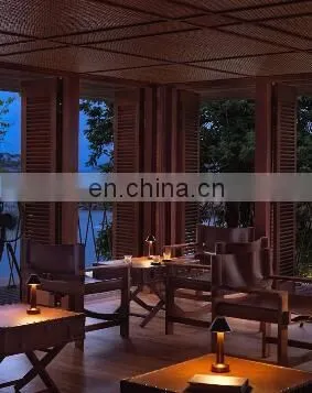 2019 amazon cafe hotel restaurant decorative wireless dimmable table lamp