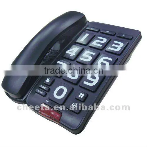Landline phone for elderly